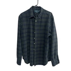 Classic Preppy Plaid Shirt Ralph Lauren Button Up Mens XXL